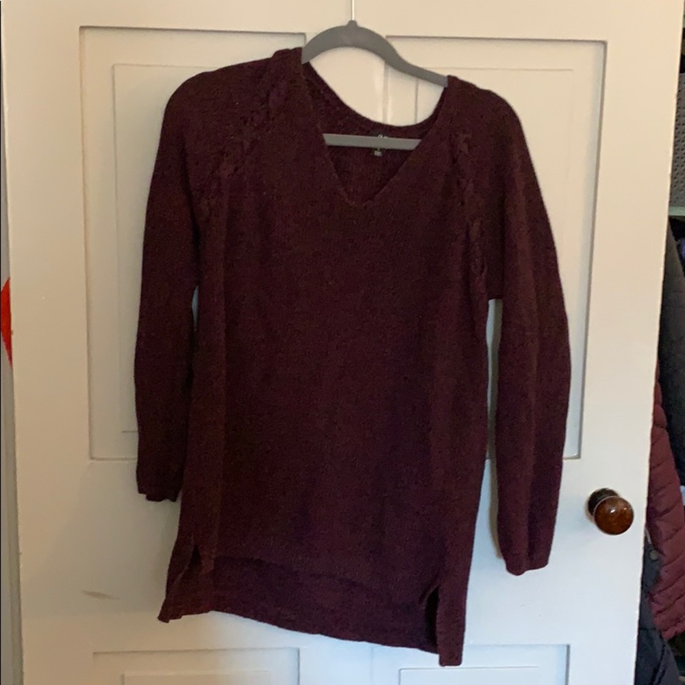 ANA burgundy sweater large